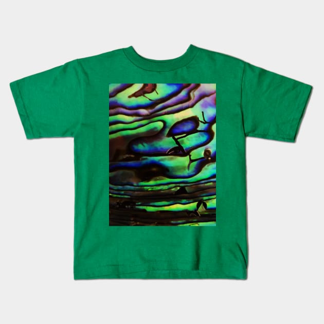 ABALONE Kids T-Shirt by TaimitiCreations 